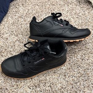 Reebok Black and Tan Sneakers